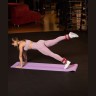 Коврик для йоги и фитнеса STARFIT FM-201, TPE, 183x61x0,6 см, фиолетовый пастель/серый (2103980)