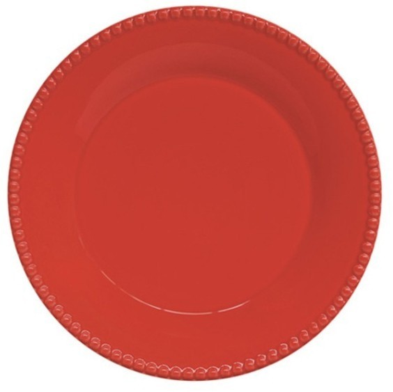 Тарелка закусочная Tiffany, красная, 19 см - EL-R2702/TIFR Easy Life