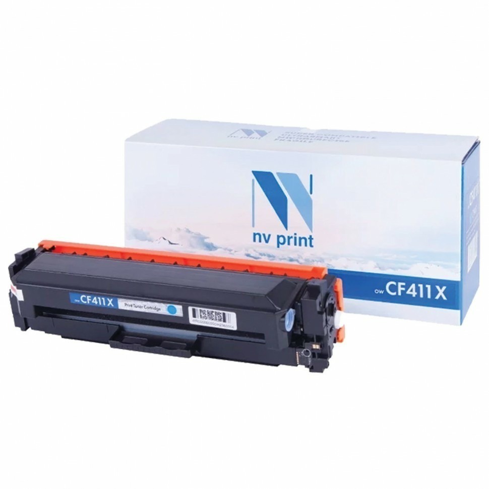 Картридж лазерный NV PRINT NV-CF411X для HP голубой ресурс 5000 стр. 363424 (91004)
