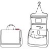 Сумка-органайзер toiletbag twist silver (70723)