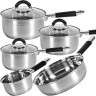 Набор кастрюль из нержавеющей стали с крышками MAYER BOCH (30997)