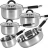 Набор кастрюль из нержавеющей стали с крышками MAYER BOCH (30997)