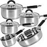 Набор кастрюль из нержавеющей стали с крышками MAYER BOCH (30997)
