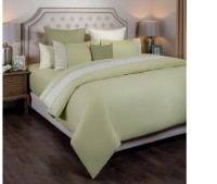 Кпб &quot;идиллия&quot; 2-х сп, зелёное,кружево.под.175*215-1шт, прост.250*220-1шт, нав.50*70-2шт SANTALINO (984-605)