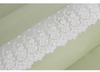 Кпб &quot;идиллия&quot; 2-х сп, зелёное,кружево.под.175*215-1шт, прост.250*220-1шт, нав.50*70-2шт SANTALINO (984-605)
