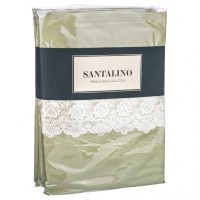 Кпб &quot;идиллия&quot; 2-х сп, зелёное,кружево.под.175*215-1шт, прост.250*220-1шт, нав.50*70-2шт SANTALINO (984-605)