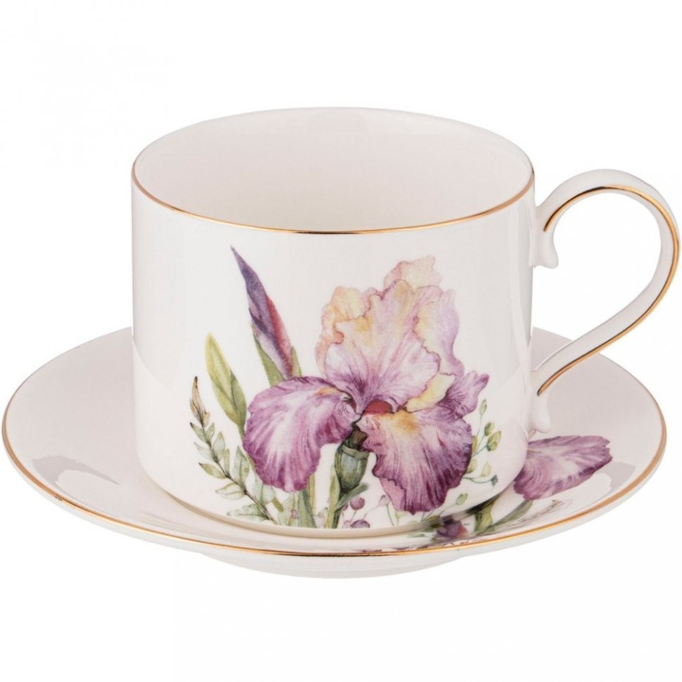 Чайный сервиз lefard "irises" на 6 пер. 14 пр. (590-331)