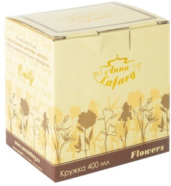 Кружка Мак, 0,4 л - AL-4005P-E11 Anna Lafarg Emily