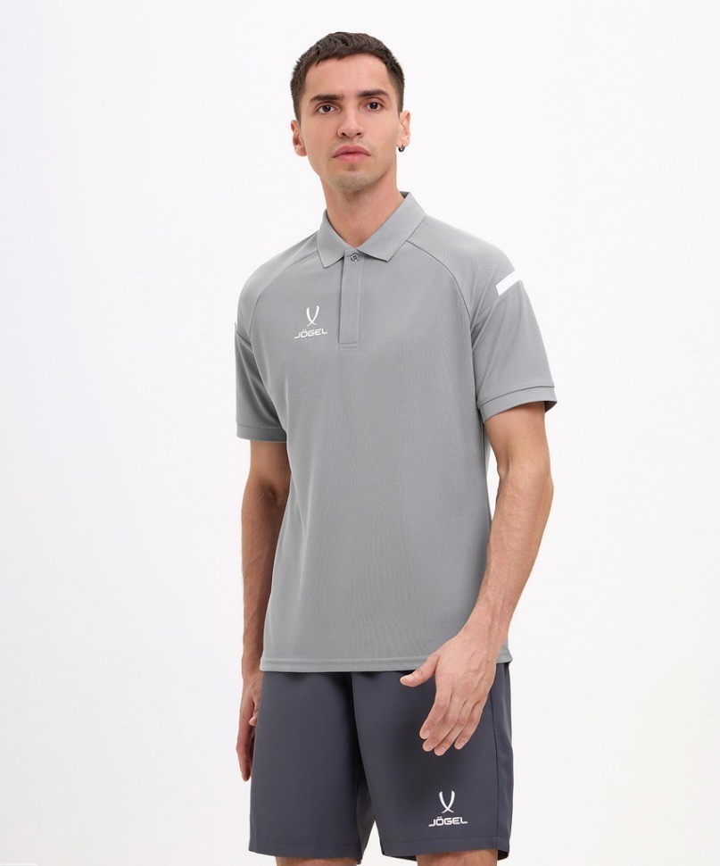 Поло JOGEL CAMP 2 Poly Polo, серый (2112168)