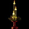 Фигурка с подсветкой "свеча" 16*17 см высота=37 см Lefard (786-245)