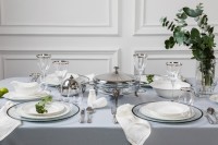 Набор стаканов для виски Сабина платина, 0,375 л, 6 шт - SM-4156/P Same