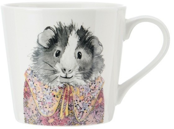 Кружка фарфоровая  Mikasa Tipperleyhill с принтом морской свинки 380 мл MKTIPPMUGGPIG