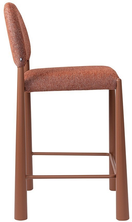 Стул полубарный freddi, рогожка, рябина (78618)