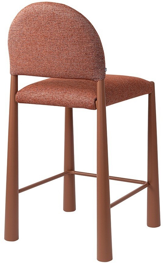 Стул полубарный freddi, рогожка, рябина (78618)