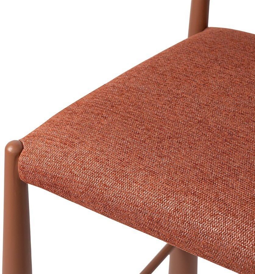 Стул полубарный freddi, рогожка, рябина (78618)