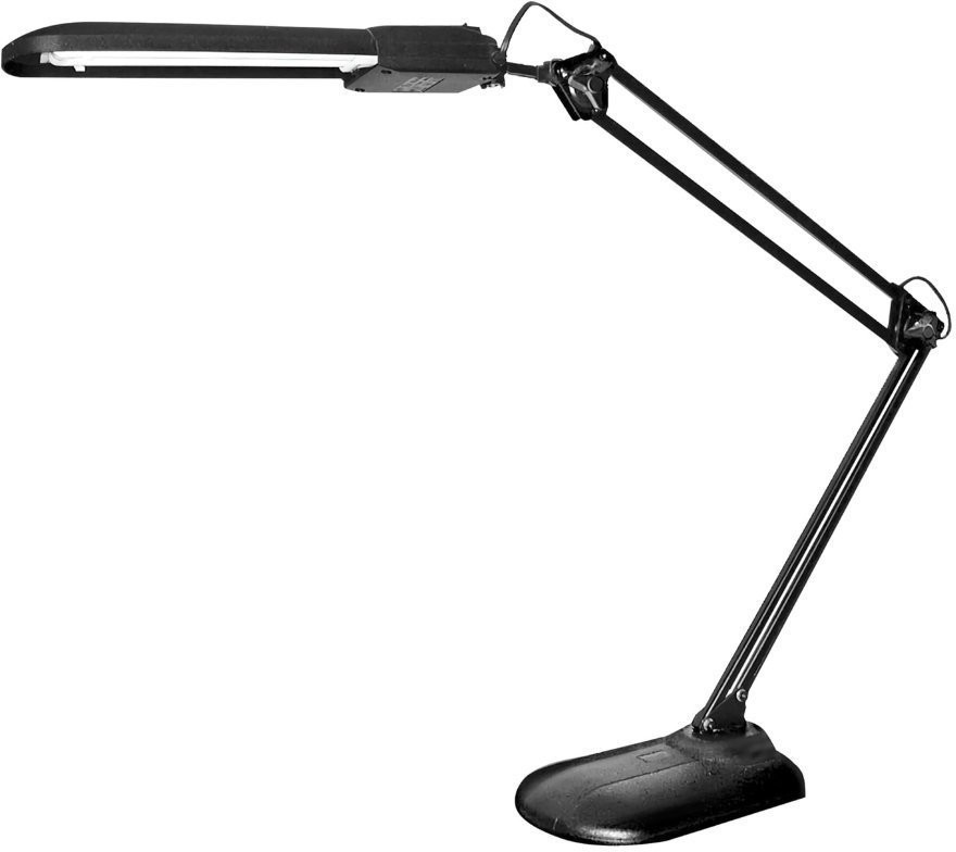 Лампа настольная люминесцентная Трансвит Дельта + на подставке 236640 (73054)