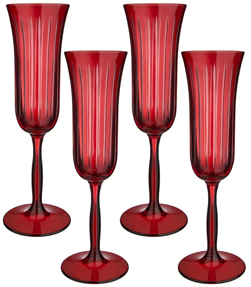 Набор бокалов из 4 штук "sicilia" red 175mл Rakle (312-108)