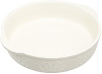 Блюдо для запекания birds of paradise, D27 см, кремовое (75903)