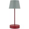 Лампа настольная oscar usb, 14,5х14,5х34 см, красная (72877)
