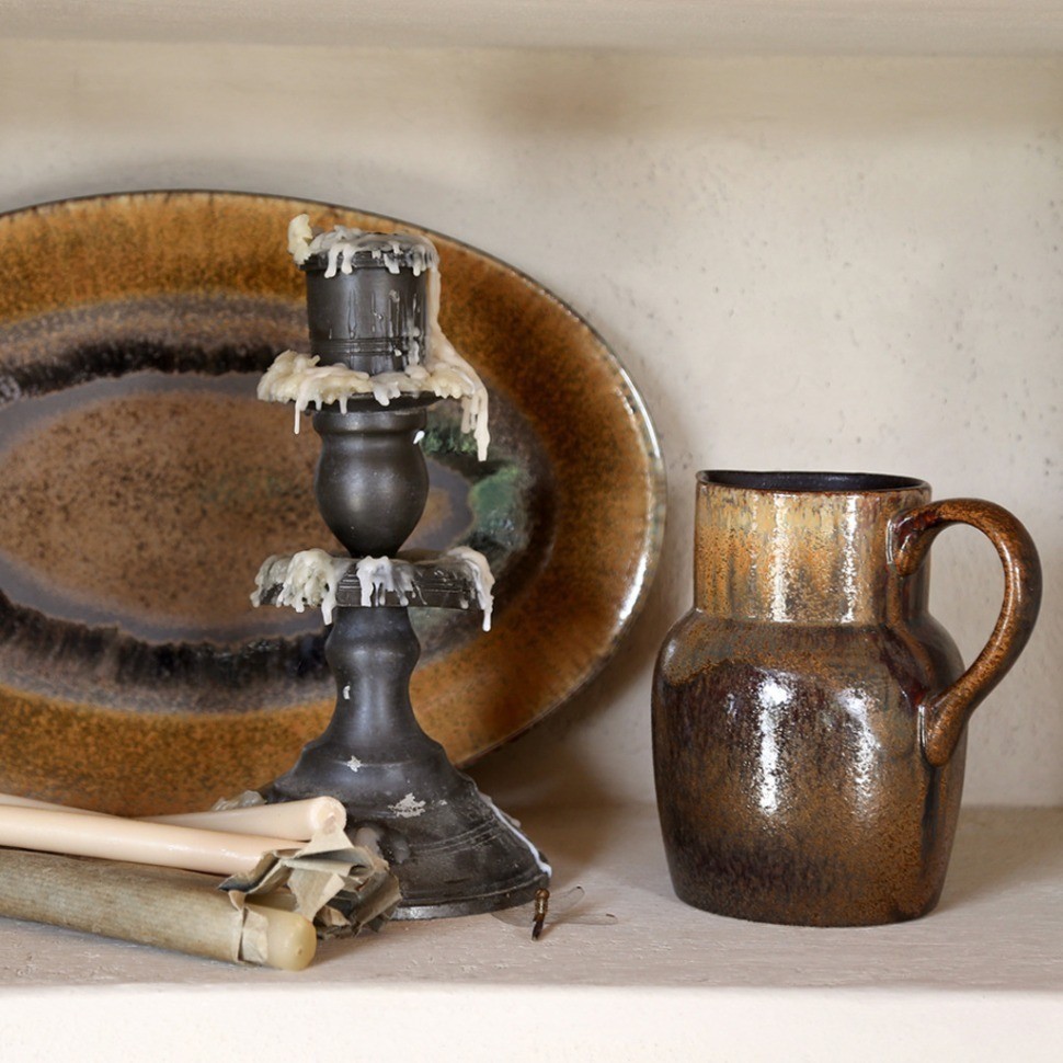 Кувшин AZ151-MOC(AZ151-01321D), керамика, Mocha-latte, CASAFINA BY COSTA NOVA