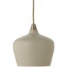 Лампа подвесная cohen small, 15хD16 см, серо-коричневая матовая, коричневый шнур (67987)
