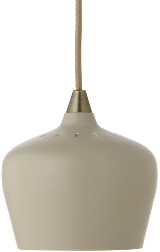 Лампа подвесная cohen small, 15хD16 см, серо-коричневая матовая, коричневый шнур (67987)