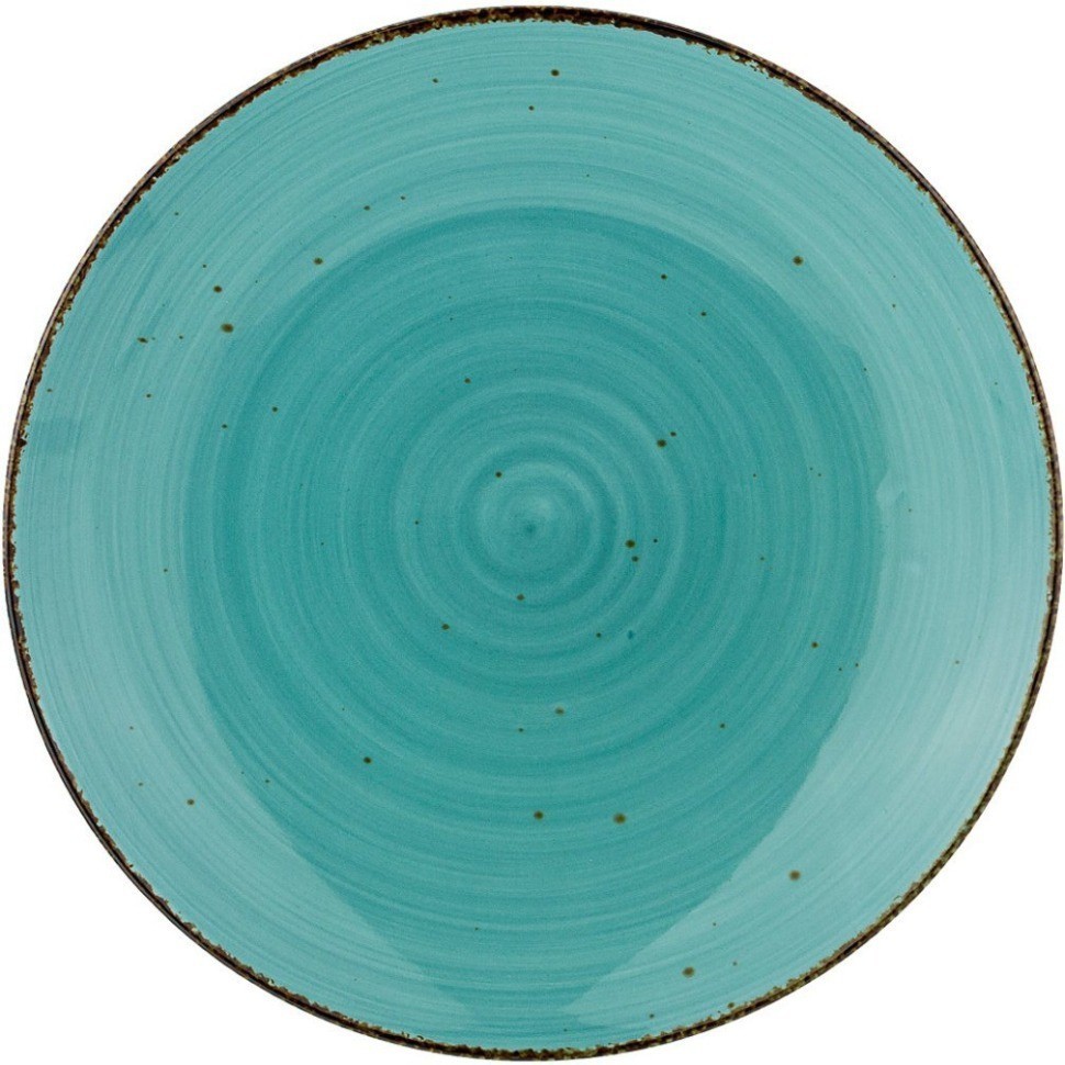 Тарелка закусочная bronco "nature" 22,5см, бирюзовая (263-1025)