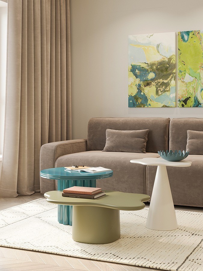 Столик кофейный fluid, 88х30 см, морские водоросли (78637)