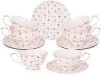 Чайный набор lefard &quot;sonnet in roses&quot; на 6 пер. 12 пр. 270 мл (275-1257)