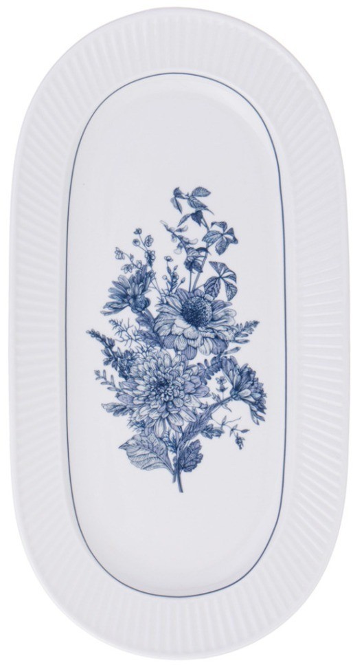 Блюдо овальное lefard "royal blue" 30*16,5*2,5 см (425-091)