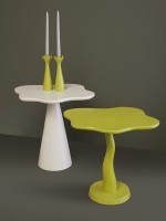 Столик приставной fluid, 56х49 см, лайм (78643)