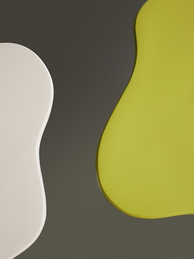 Столик приставной fluid, 56х49 см, лайм (78643)