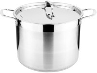 Кастрюля agness 26x20 10,0 л. высококачественная нерж сталь 18/10  индукционное дно (916-460)