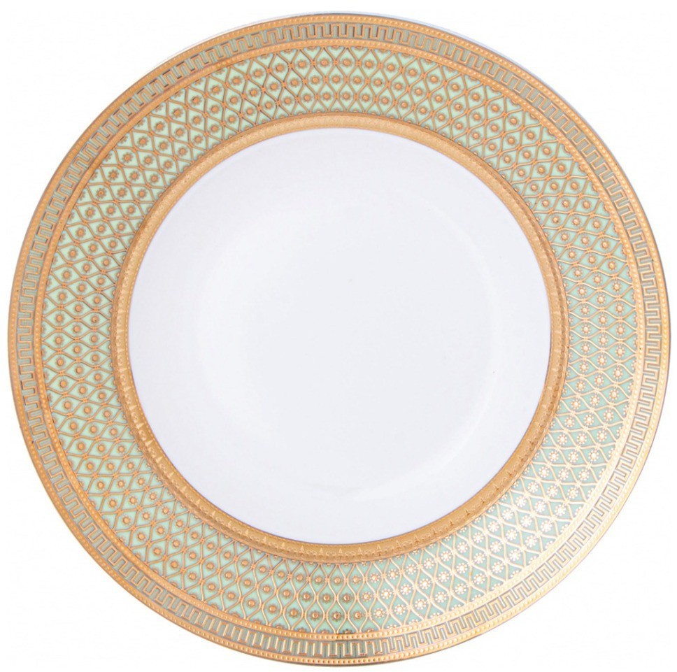 Столовый набор lefard "золотая сетка" на 6 пер. 18 пр. мятный (770-224)