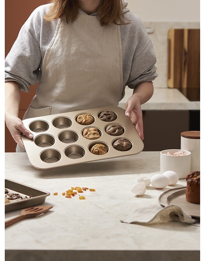 Форма для приготовления кексов и пирожных bake masters, 40х28 см (76950)