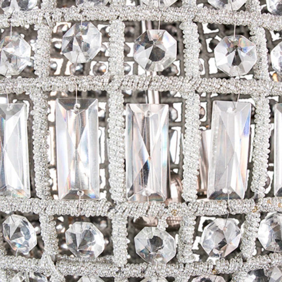 Люстра Казбах 4352MC, металл, стекло, chrom finish, RESTORATION HARDWARE