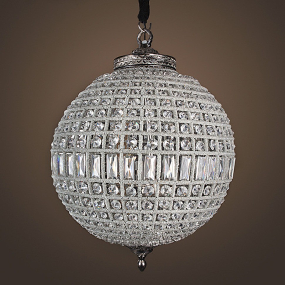 Люстра Казбах 4352MC, металл, стекло, chrom finish, RESTORATION HARDWARE