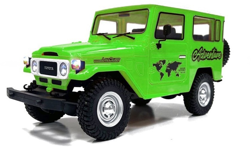 Радиоуправляемый внедрожник TOYOTA FJ40 PRO (свет, выхлоп, Li-Po 5C) (HG4-50-PRO-GREEN)