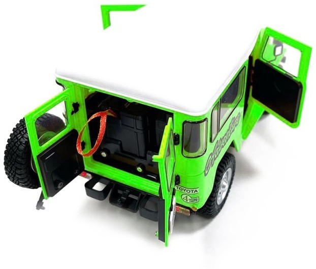 Радиоуправляемый внедрожник TOYOTA FJ40 PRO (свет, выхлоп, Li-Po 5C) (HG4-50-PRO-GREEN)
