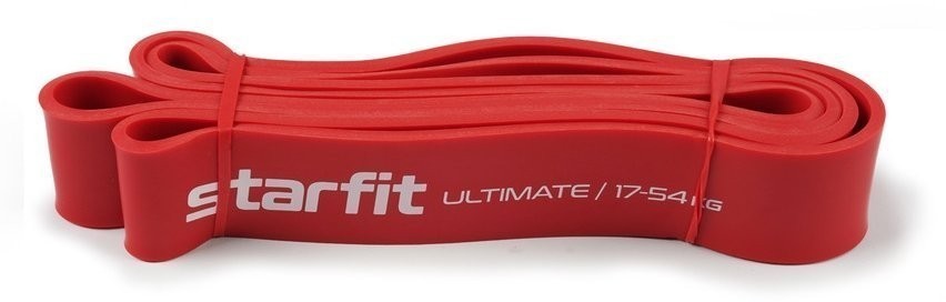 Эспандер ленточный для кросс-тренинга STARFIT ES-803, 17-54 кг, 208х4,4 см, красный (1676095)