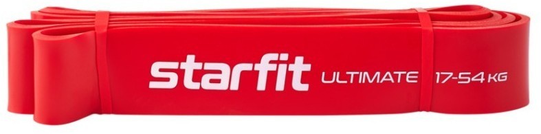 Эспандер ленточный для кросс-тренинга STARFIT ES-803, 17-54 кг, 208х4,4 см, красный (1676095)