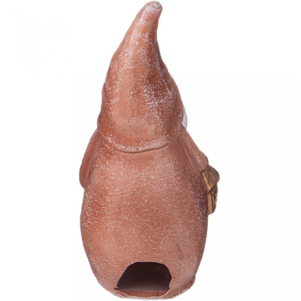 Фигурка декоративная "дед мороз в колпаке с фонариком" 28*14cм Lefard (169-630)