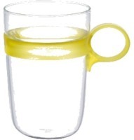 Кружка 21688, Стекло, пластик, Yellow, KINTO