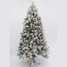 Ель атлантида 215 см 264 ламп заснеженная (74363)