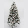 Ель атлантида 215 см 264 ламп заснеженная (74363)