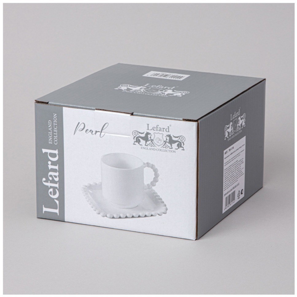 Чайная пара lefard "pearl" 7,5*10,5*8 см 220 мл (761-114)