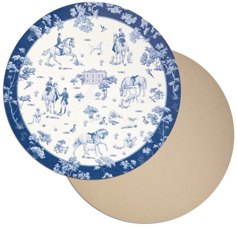 Набор подстановочных салфеток "de jouy" из 2 шт., диаметр=38 см Lefard (771-153)