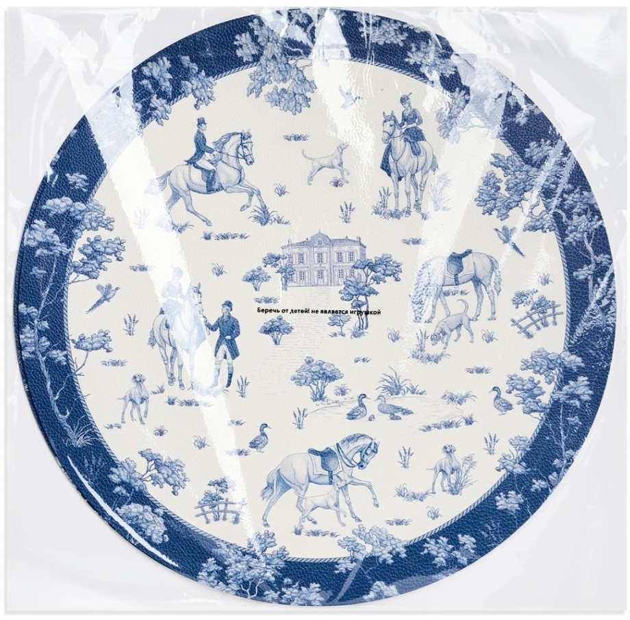 Набор подстановочных салфеток "de jouy" из 2 шт., диаметр=38 см Lefard (771-153)