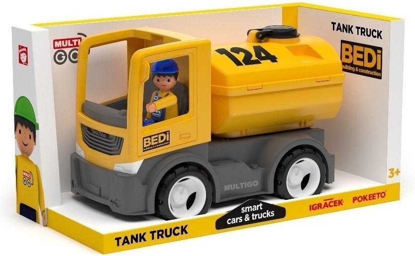 Строительный грузовик-цистерна с водителем игрушка 22 см (27272EF-CH)