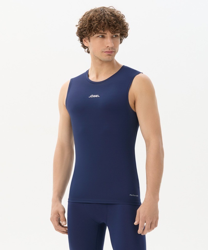 Майка компрессионная JOGEL CAMP PerFormDRY Baselayer SL Tee, темно-синий (2123158)
